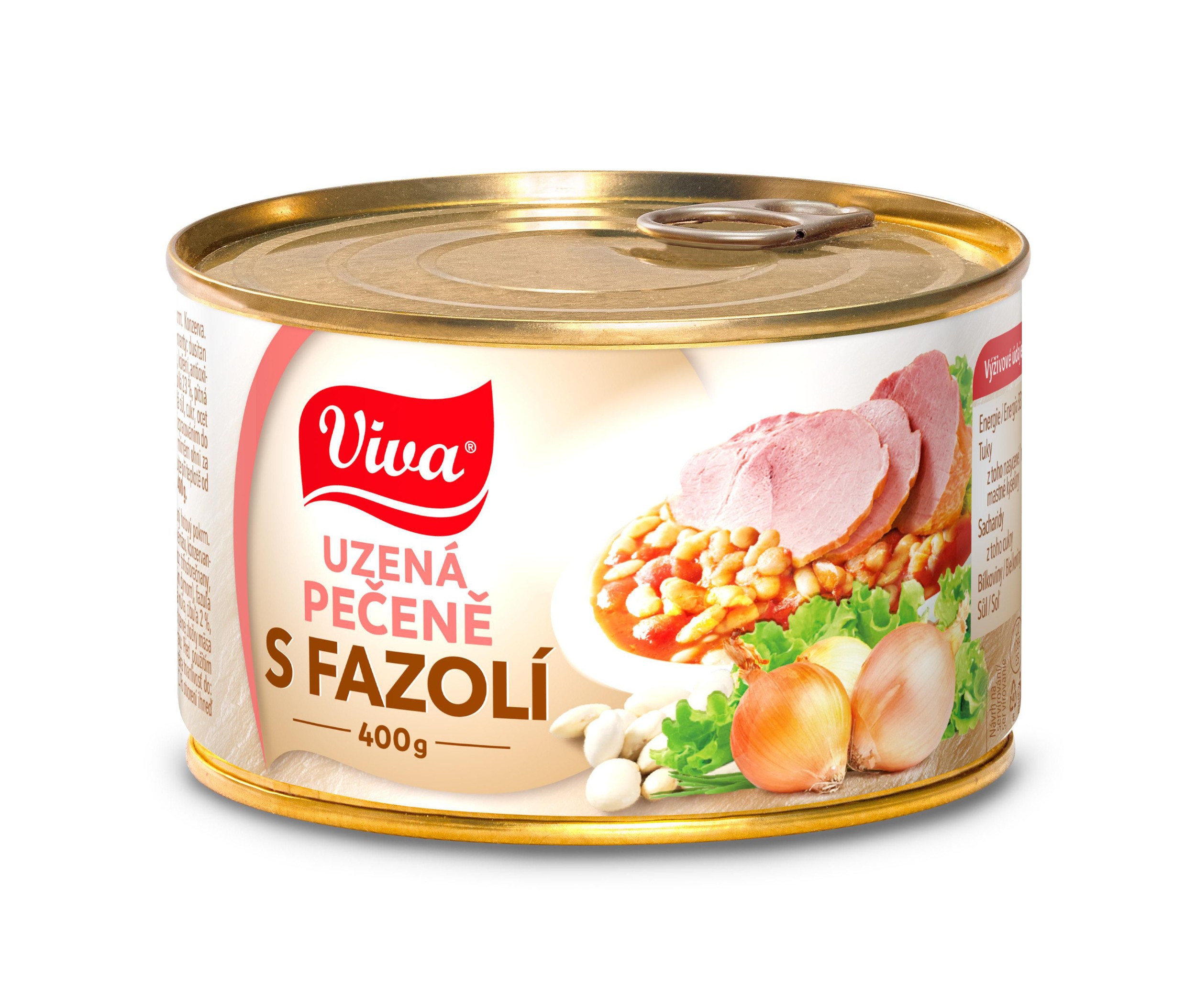 Viva Uzená pečeně s fazolí  400g