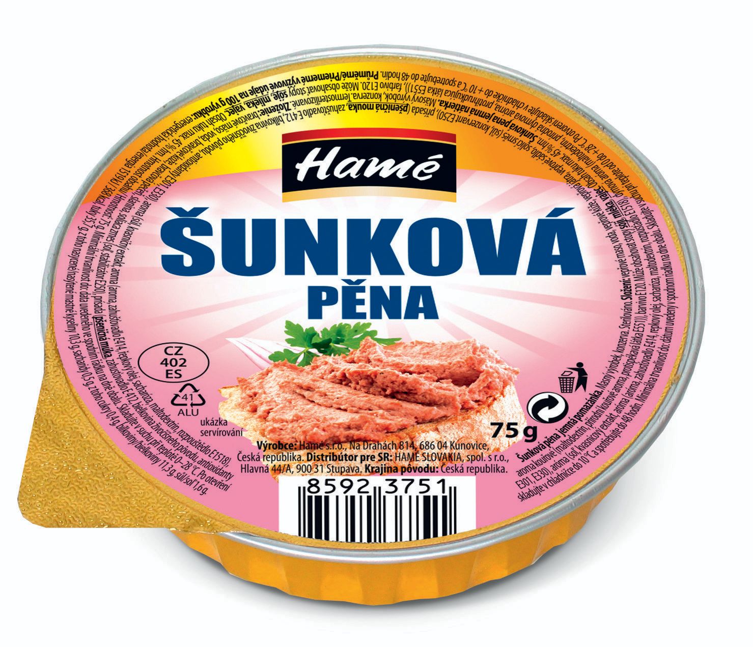 Hamé Šunková pěna 75g