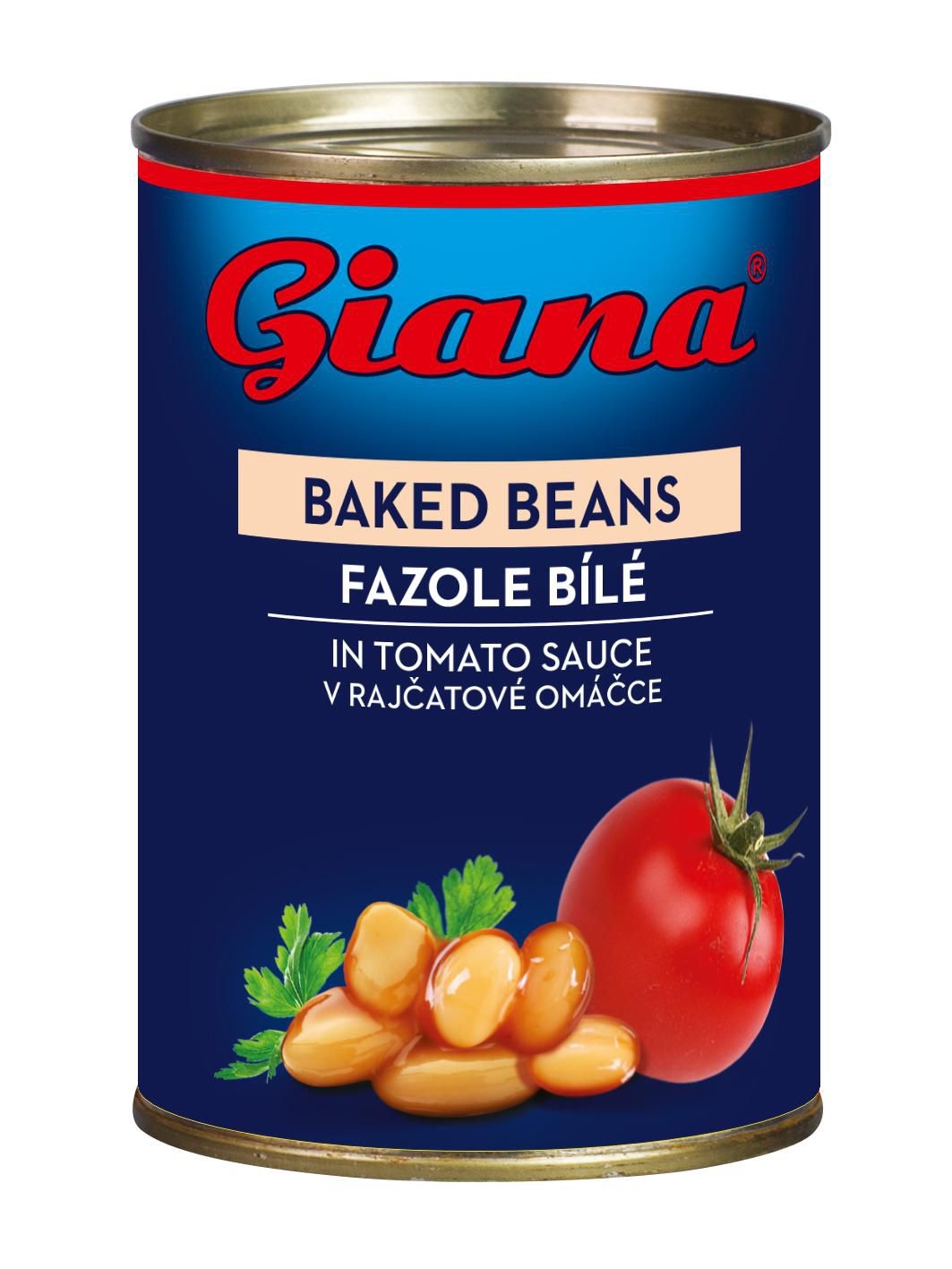 Giana Fazole bílé v rajčatové omáčce 420g