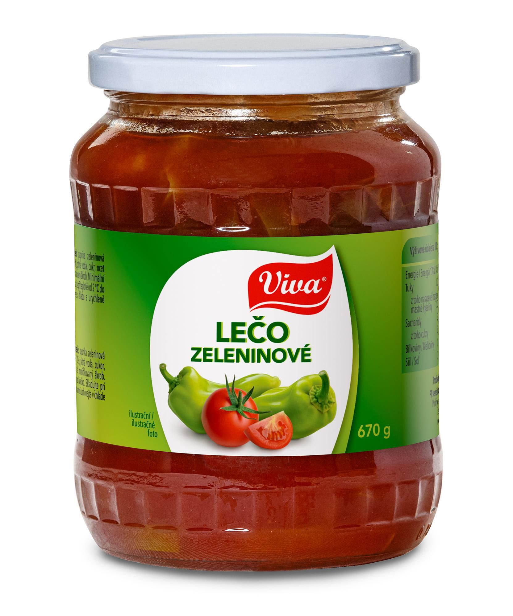 Viva Lečo zeleninové 670 g