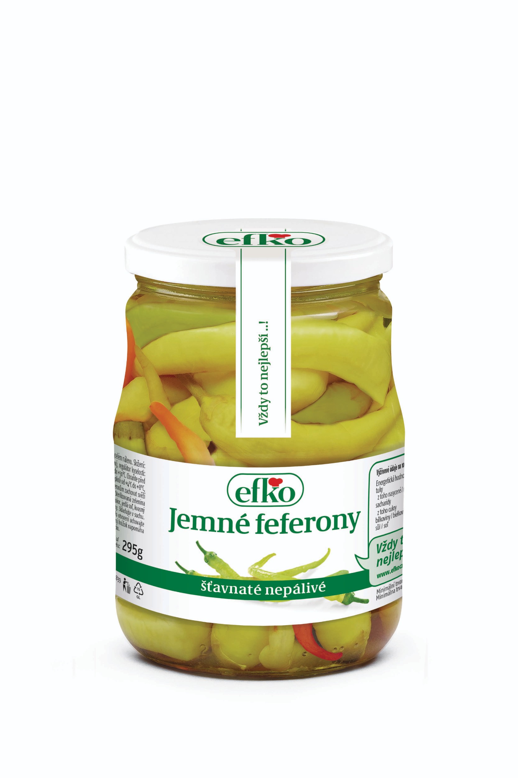 Efko Jemné feferony 720 ml