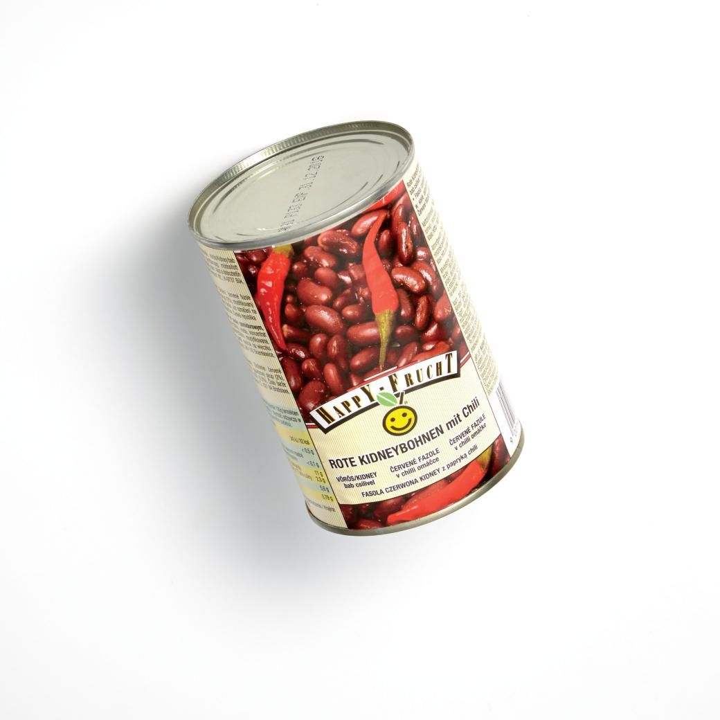Happy Frucht Červené fazole v chilli omáčce 400 g