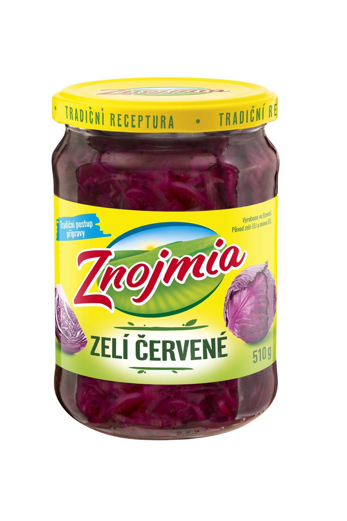 Znojmia Zelí červené 510g