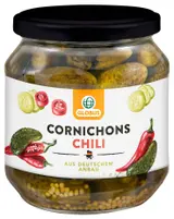 okurky Cornichons s chilli 530g