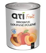 ATI Fruit Broskve loupané půlené 820g