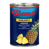 Giana Ananas kousky ve sladkém nálevu 565g