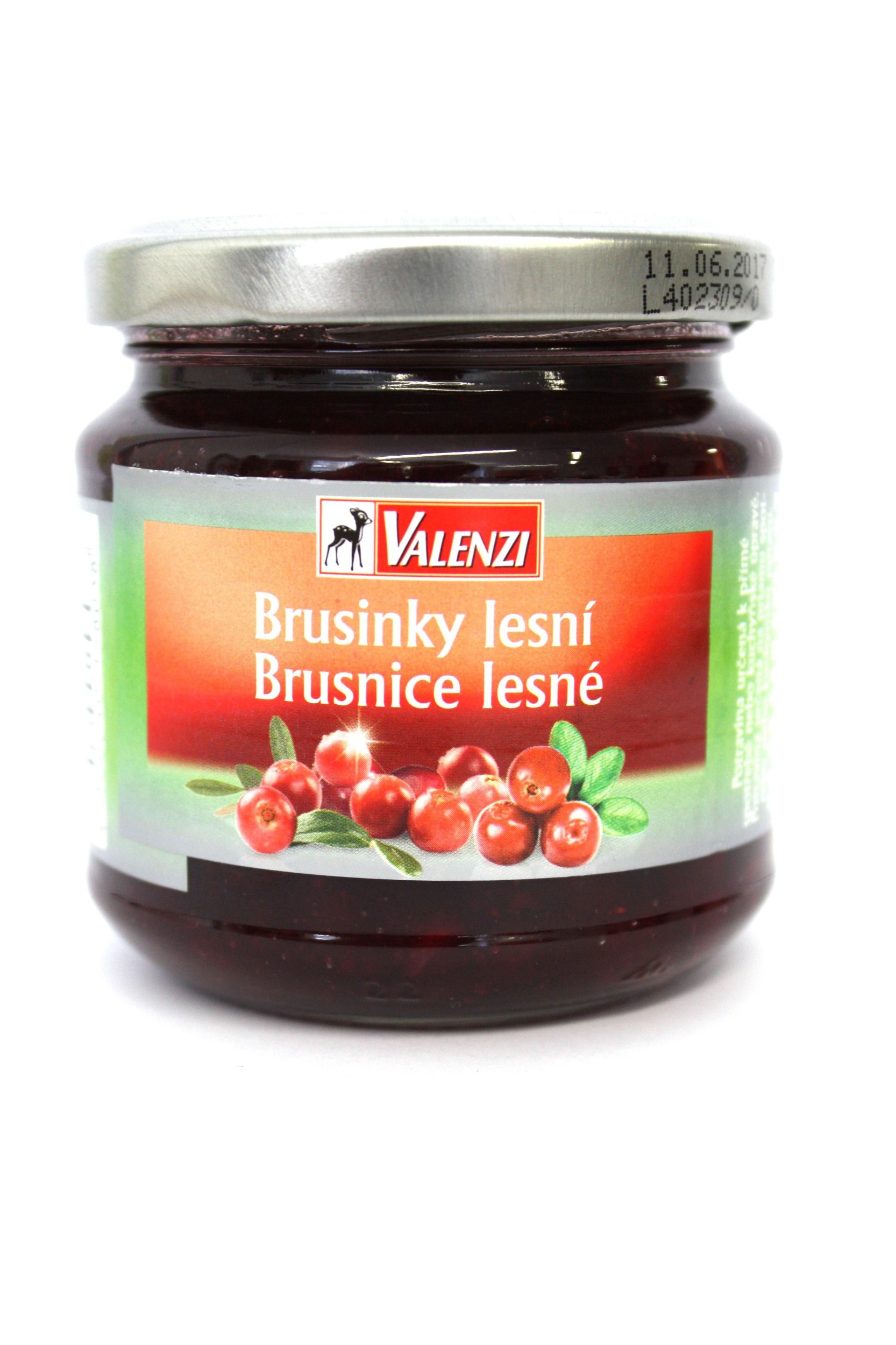 Valenzi Brusinky lesní 220g