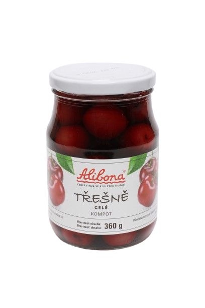 Alibona Třešně celé kompot 360g
