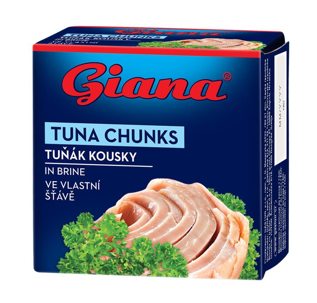 Giana Tuňák kousky ve vlastní šťávě 80g