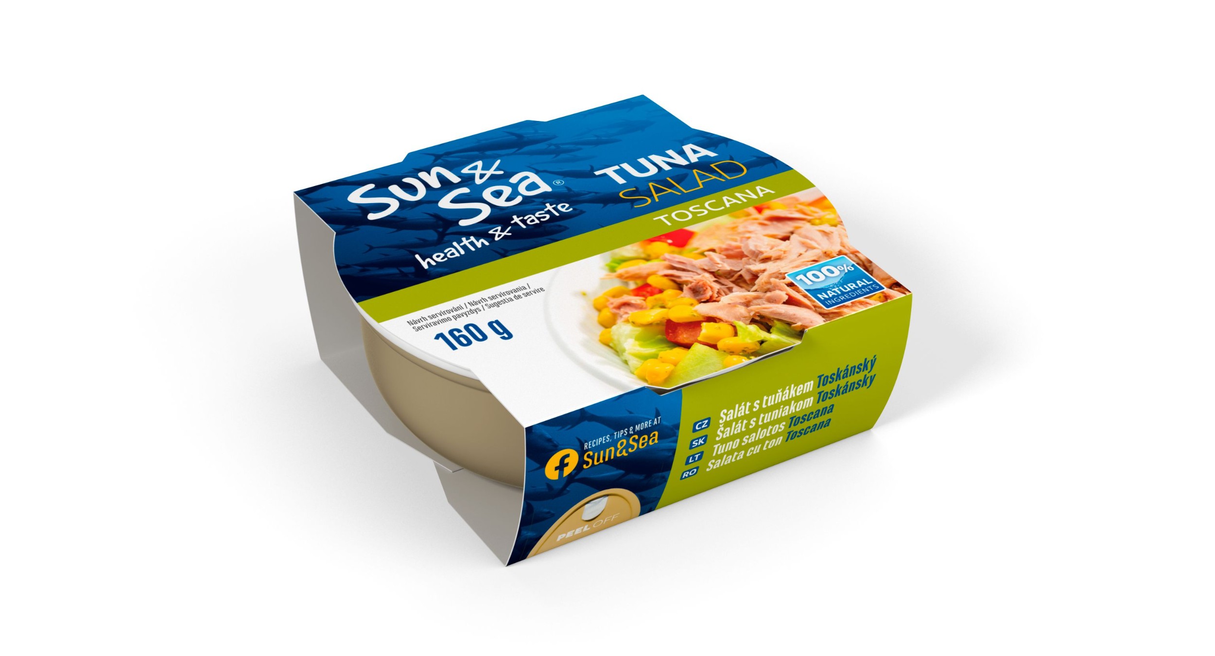 Sun&Sea Salát s tuňákem stylu Toscana 160g