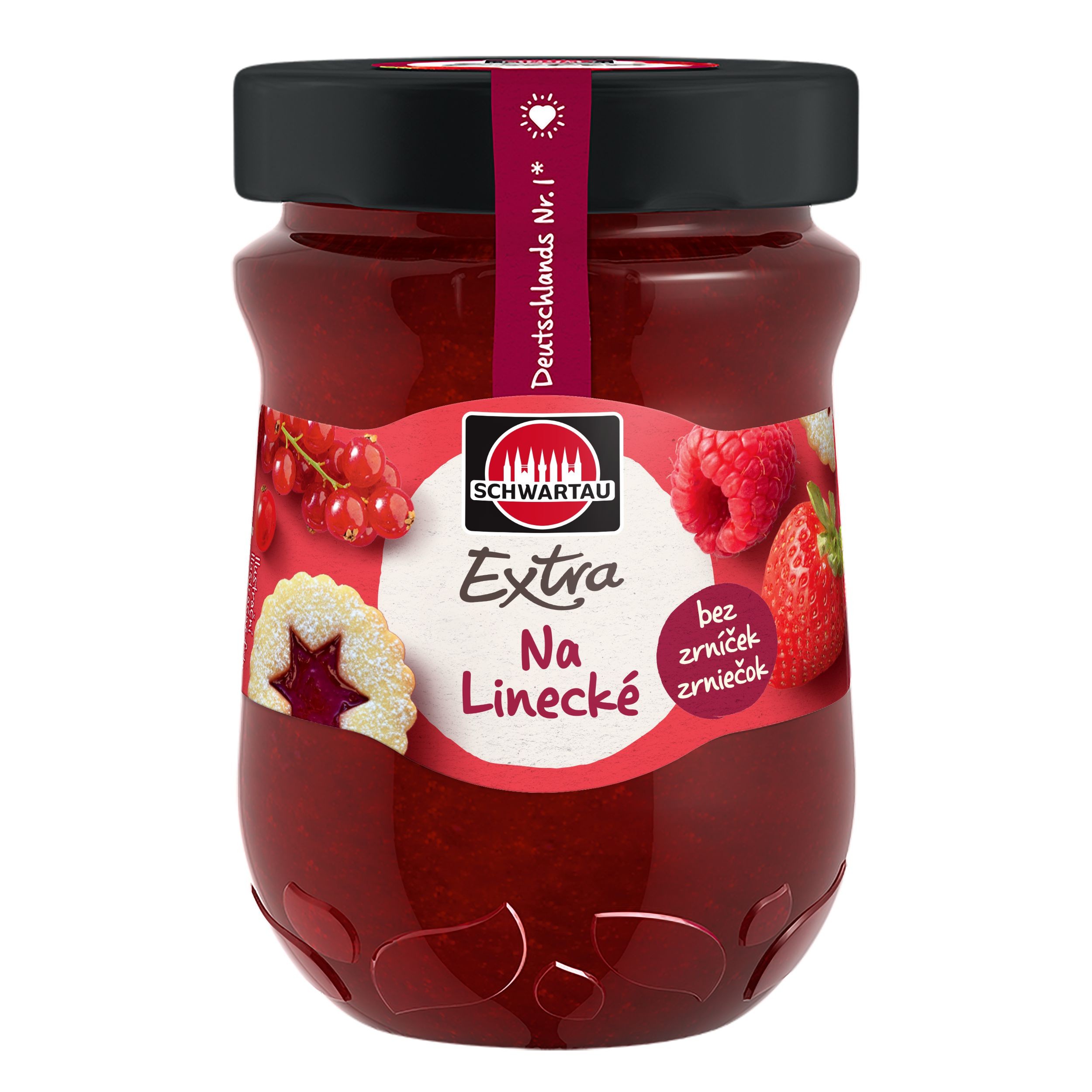 Schwartau Extra džem na linecké 340g