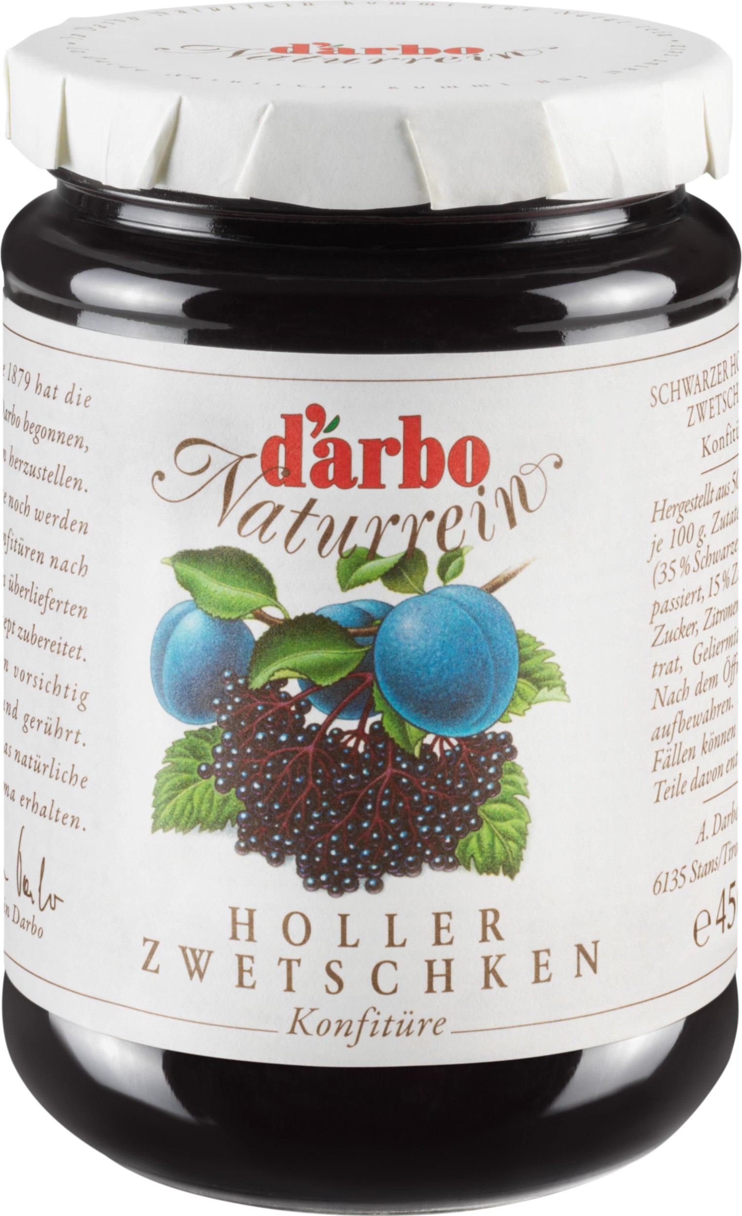 Darbo Pomazánka švestka, černý bez 450g