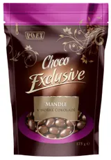 Poex Mandle v hořké čokoládě 175 g