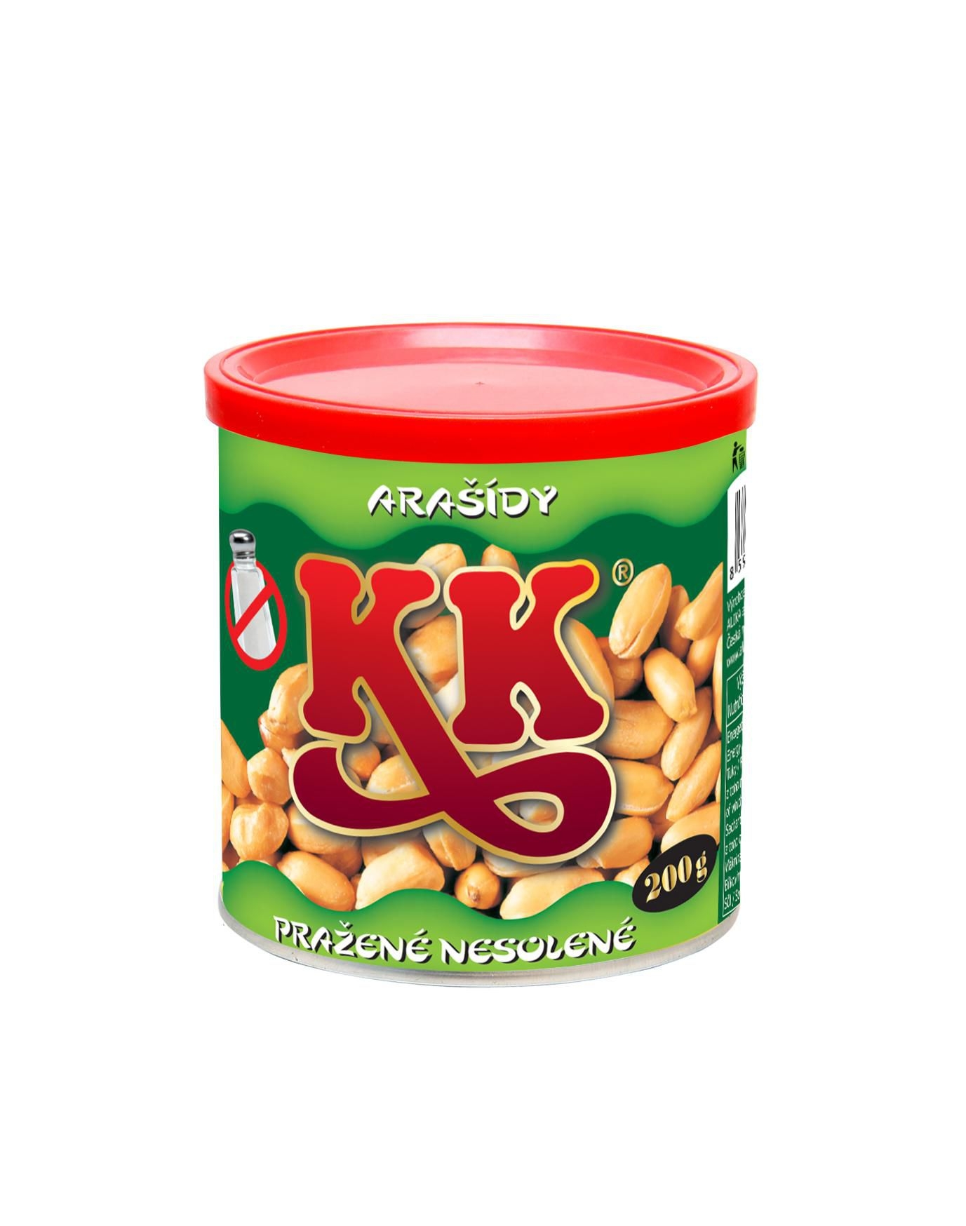 KK Arašídy pražené nesolené 200g