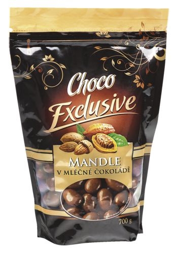 Poex Mandle v mléčné čokoládě 700 g