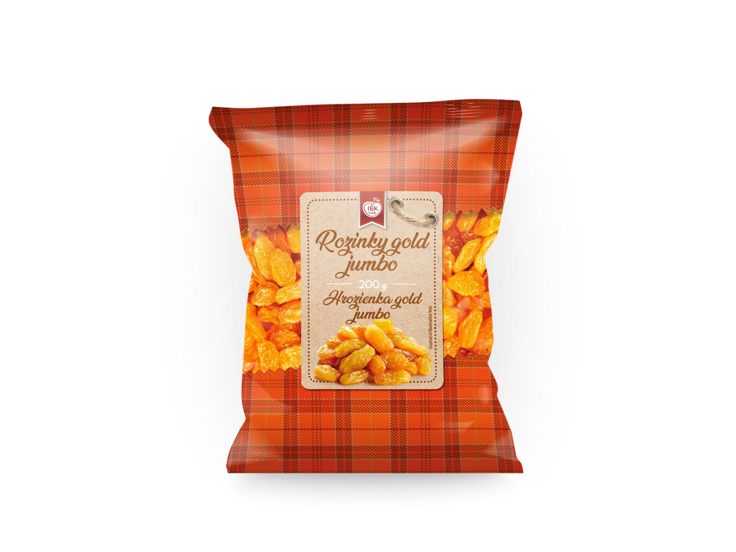 IBK trade Rozinky zlaté Jumbo 200 g