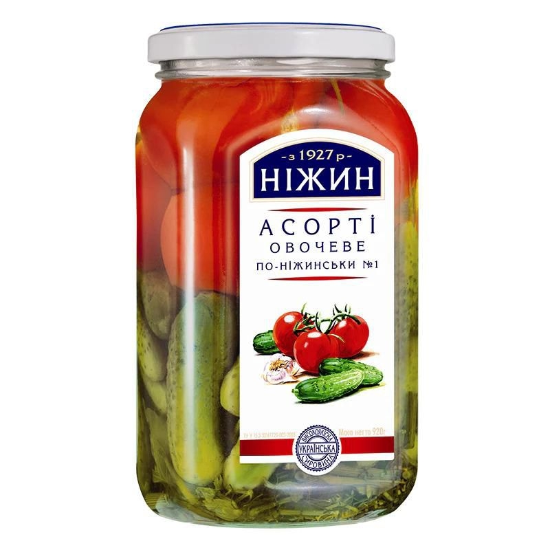 Nizhyn Assorti zeleninové N1 920g