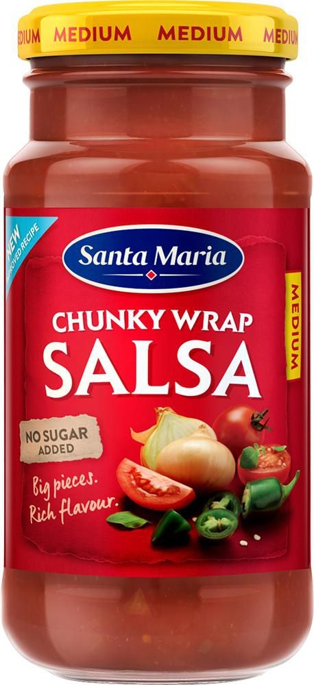 Santa Maria Chunky Wrap Salsa medium 230g