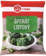 Váš Výběr Špenát listový porce mražený 450g