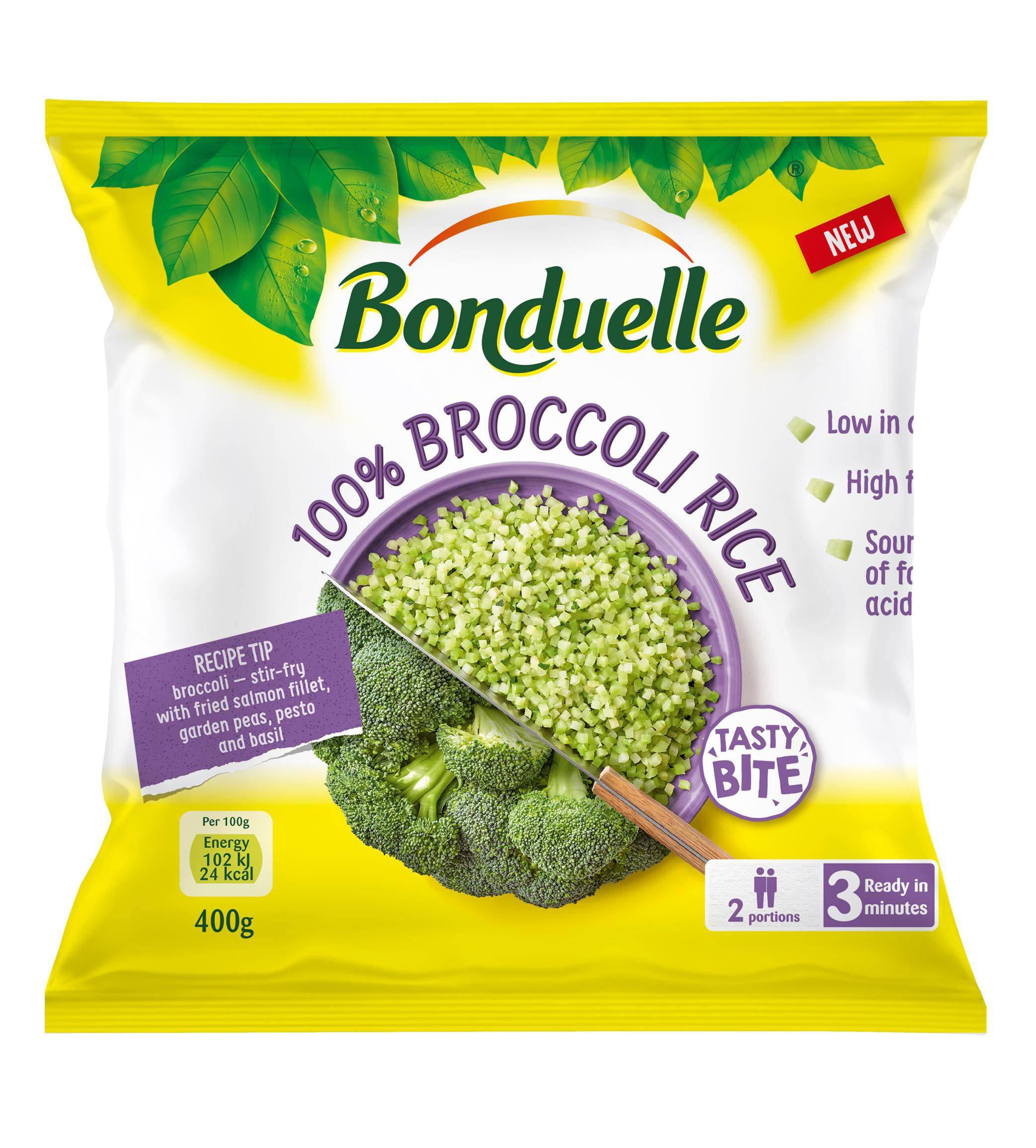 Bonduelle Brokolice na drobno mražená 400g