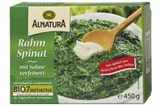 Alnatura BIO Špenát se smetanou mražený 450 g