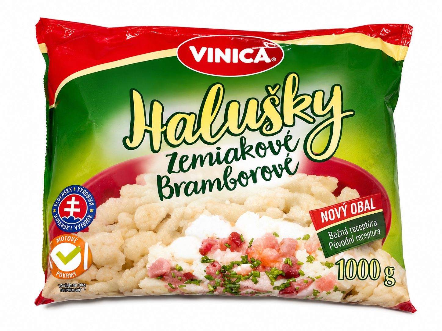 Vinica Hluboce zmrazené slovenské bramborové halušky 1000g