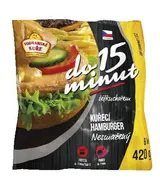 Vodňanské kuře, Kuřecí hamburger, mražené 420g