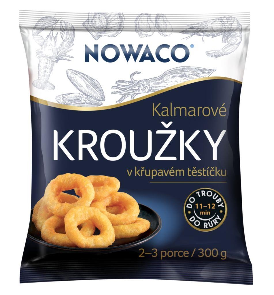 Kalmarové kroužky obalované Nowaco mražené 300g