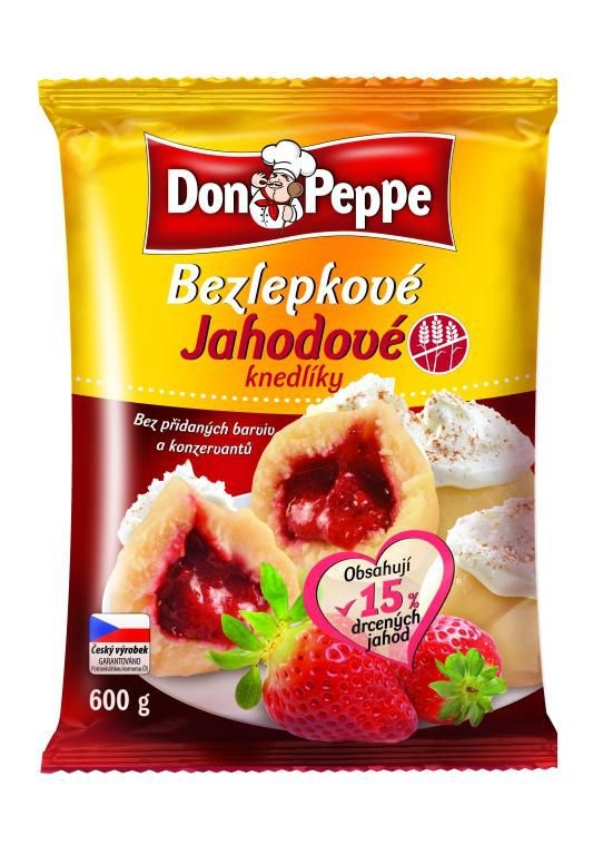 Don Peppe Bezlepkové jahodové knedlíky mražené 600 g
