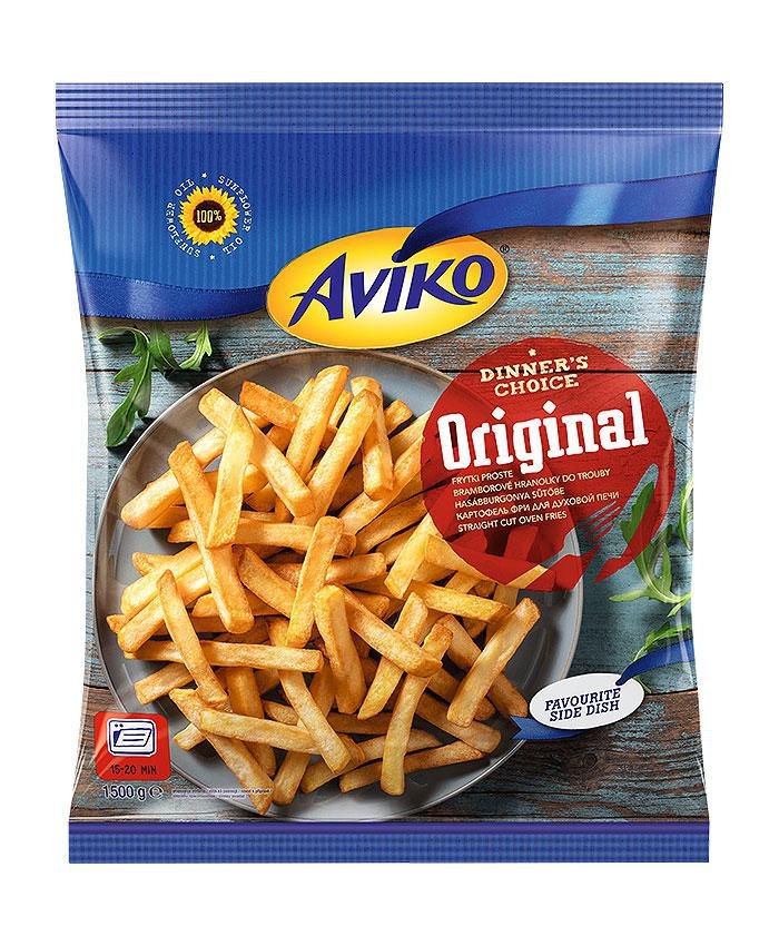 Aviko Original bramborové hranolky mražené 1500 g