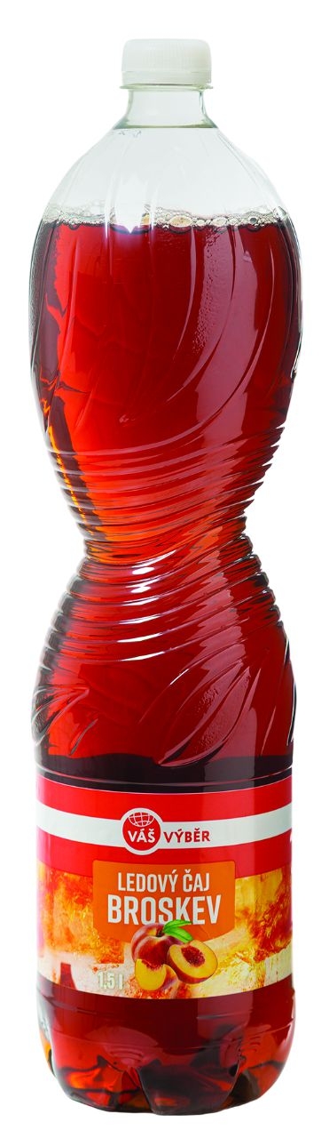 Váš Výběr Černý čaj broskev 1,5l