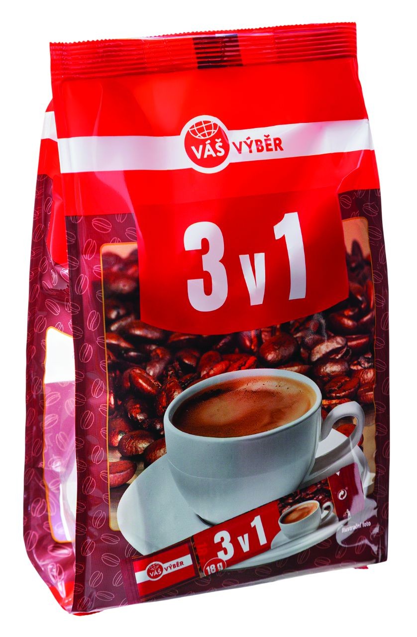 Váš Výběr Kávová specialita 3v1 180g