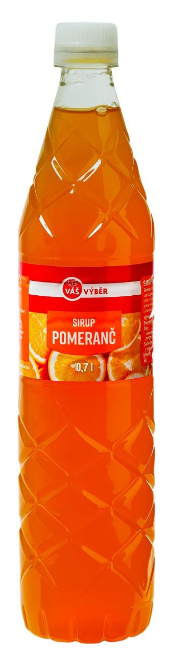 Váš Výběr Sirup s pomerančovou příchutí