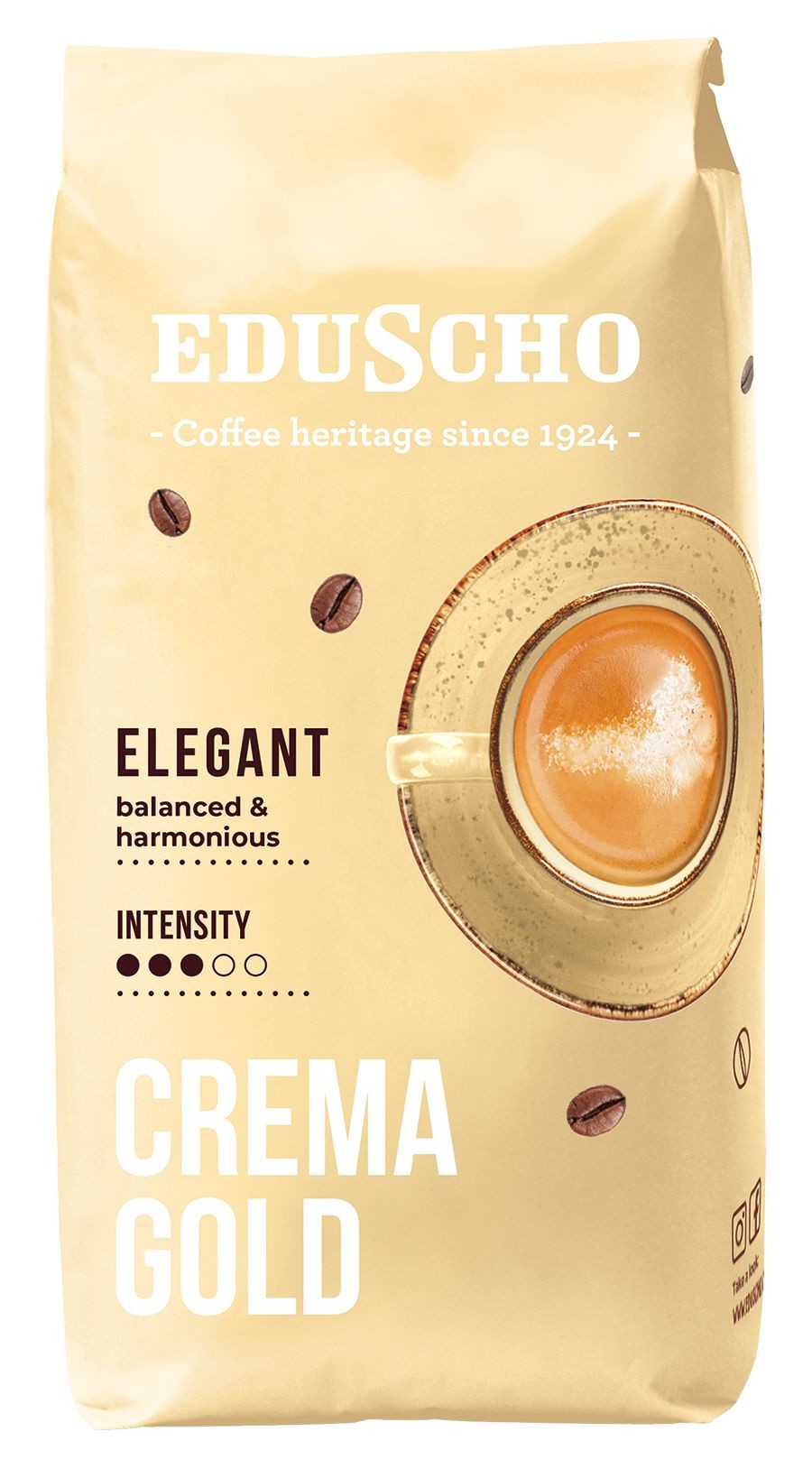 Eduscho Crema Gold zrnková káva 1 kg
