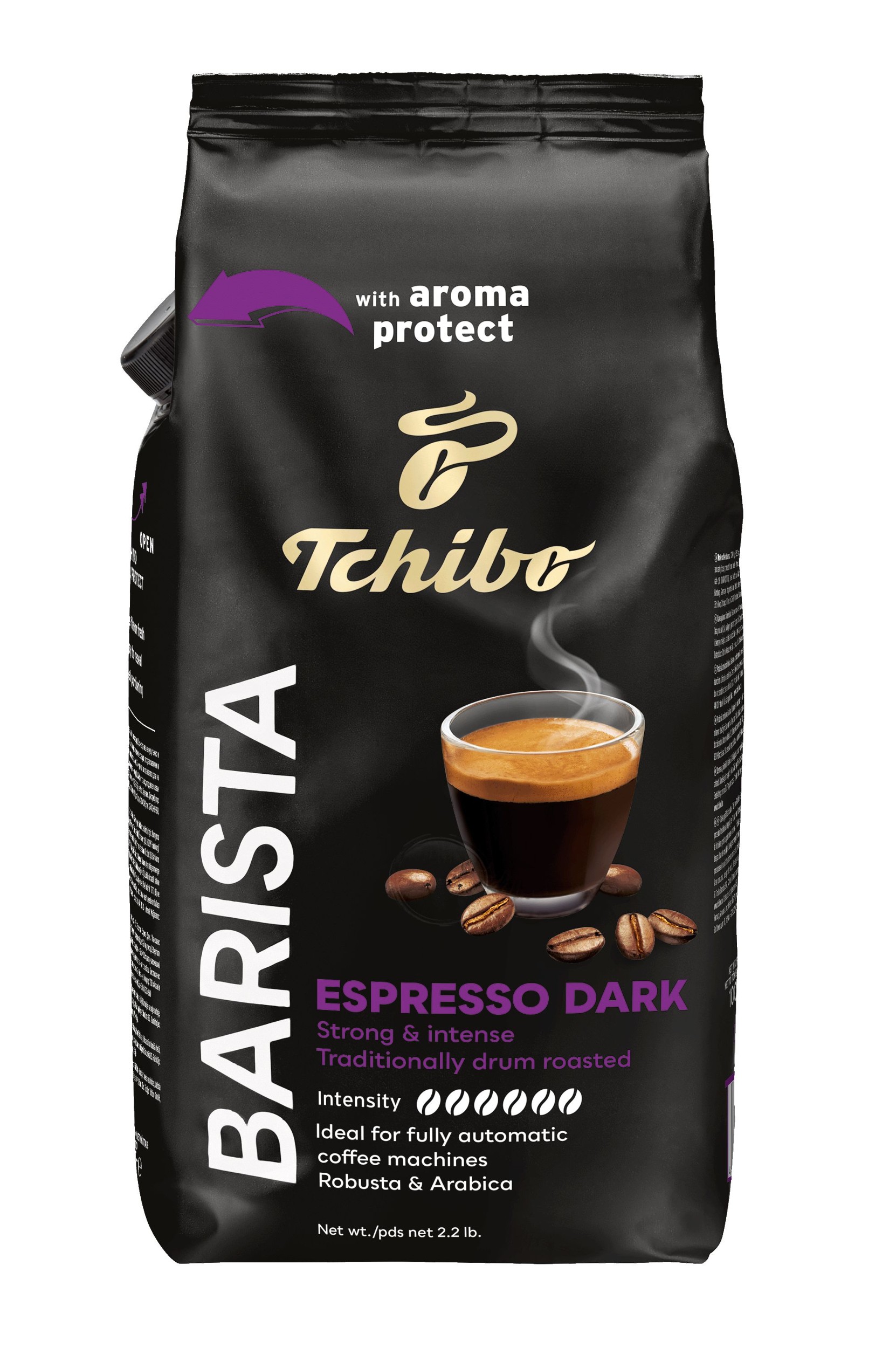 Tchibo Barista Dark Roast zrnková káva 1000G