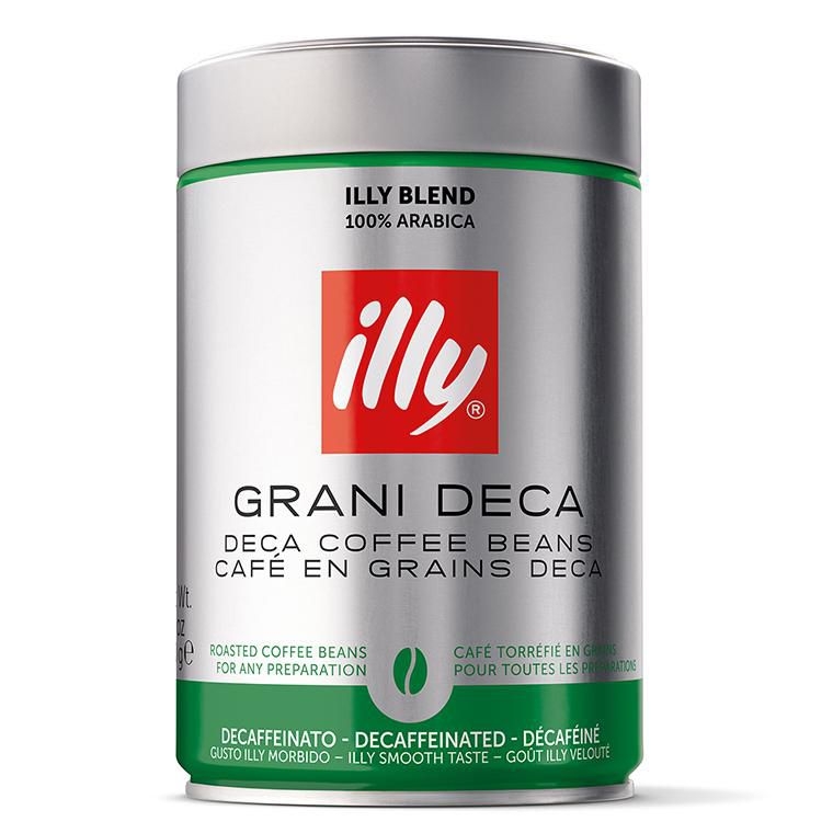 illy Decaffeinato Zrnková káva bez kofeinu 250 g