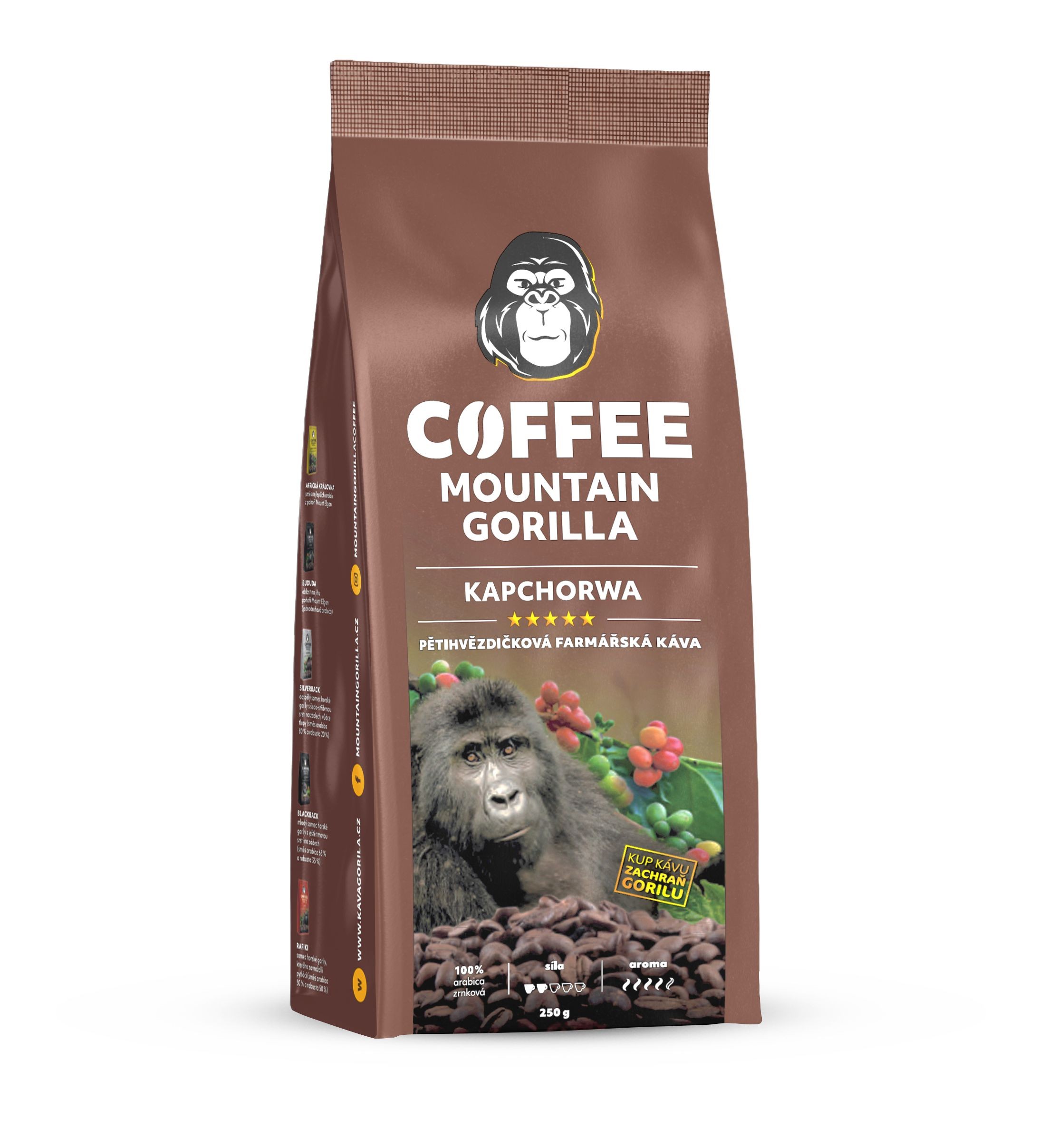 MGC Kapchorwa Zrnková káva 250g