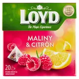Loyd pyramida Maliny & Citrón 20x2g