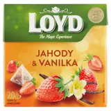 Loyd Ovocný čaj aromatizovaný jahody & vanilka 20 x 2g