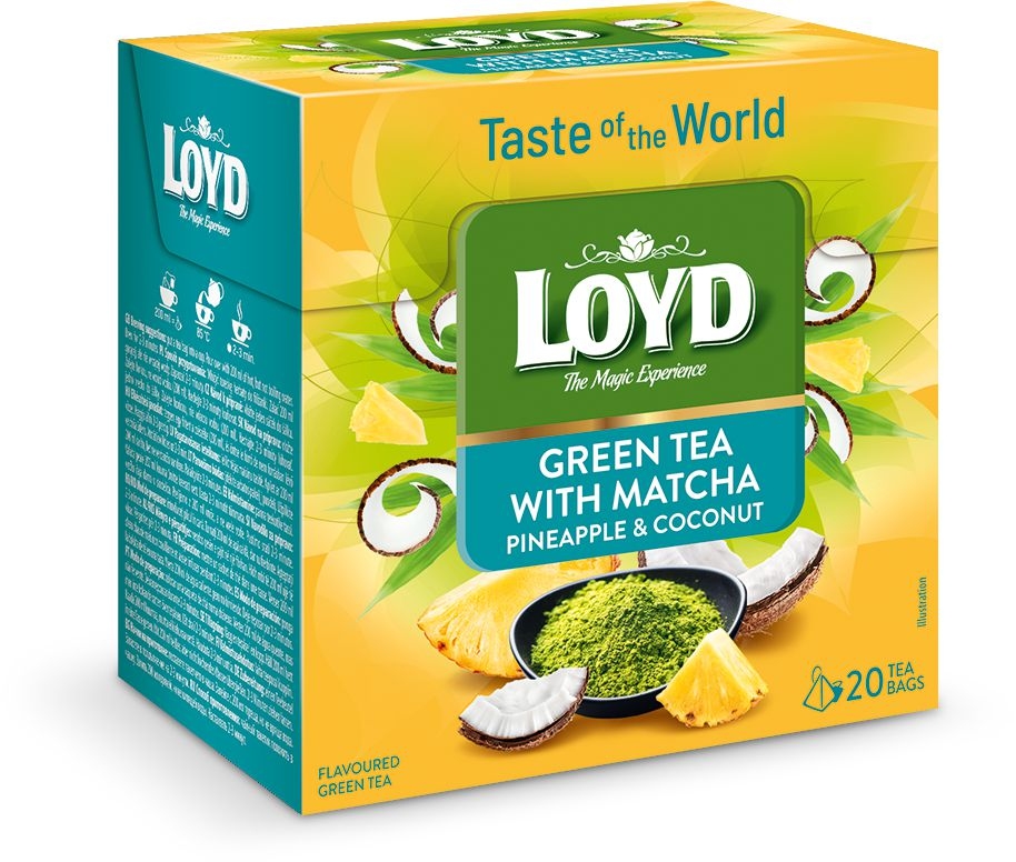 Loyd pyramida WORLD Green Matcha 20x1,5g