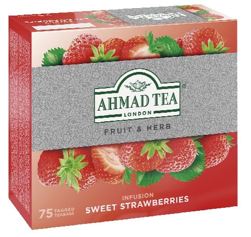 AHMAD TEA SWEET STRAWBERRIES 75 s