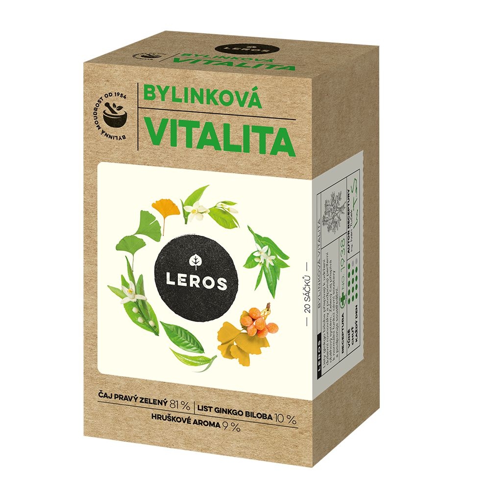 Leros bylinková vitalita 20x2g