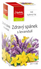 Apotheke Natur Zdravý spánek s levandulí čaj 20 x 1,5 g