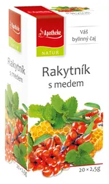 Apotheke Natur Rakytník s medem čaj 20 x 2,5 g
