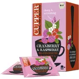 Cupper BIO Čaj s brusinkami a malinami 20x2,5g
