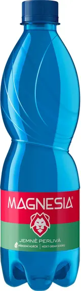 Magnesia Jemně perlivá přírodní minerální voda 0,5 l