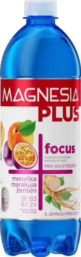 Magnesa Plus Focus meruňka, marakuja, ženšen 0,7 l