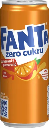 Fanta Zero cukru pomeranč 330ml
