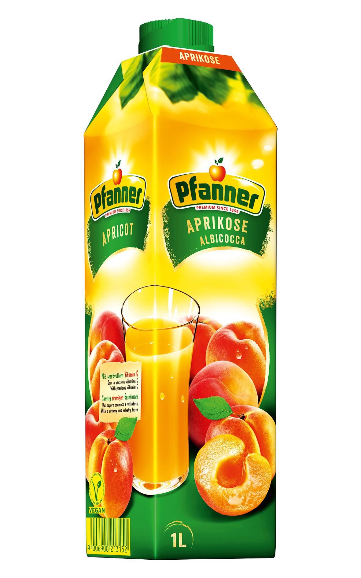 Pfanner Meruňka 40% 1L