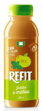Refit jablko, mrkev 200 ml